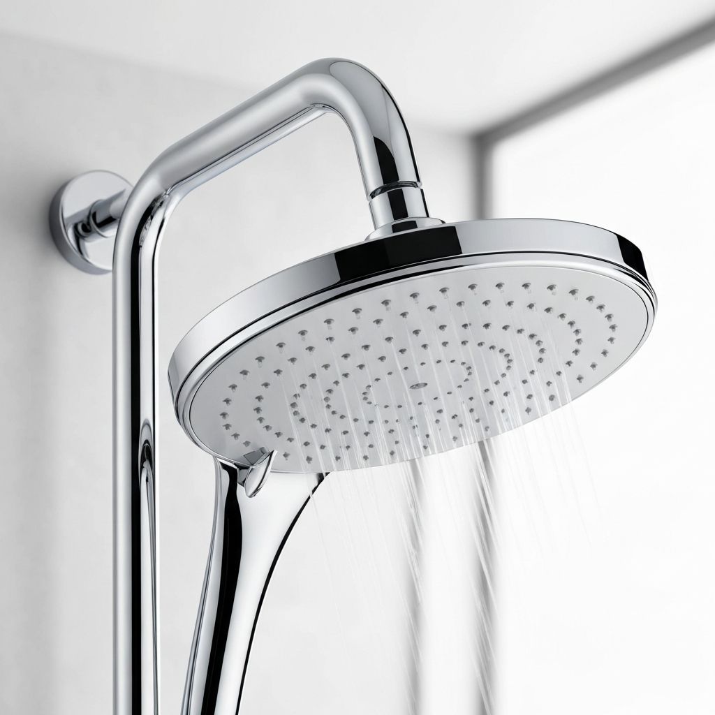 Luxury Rainfall Shower Head - Chrome Finish