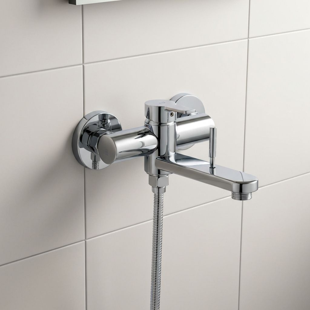 Thermostatic Shower Mixer - Brass